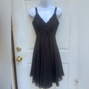 Black cocktail dress